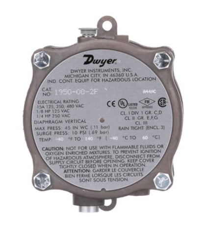 Dwyer 1950-20-2F - Pressure Switch