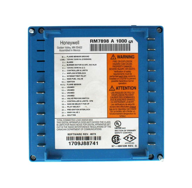 Honeywell RM7898A1000 - Burner Control
